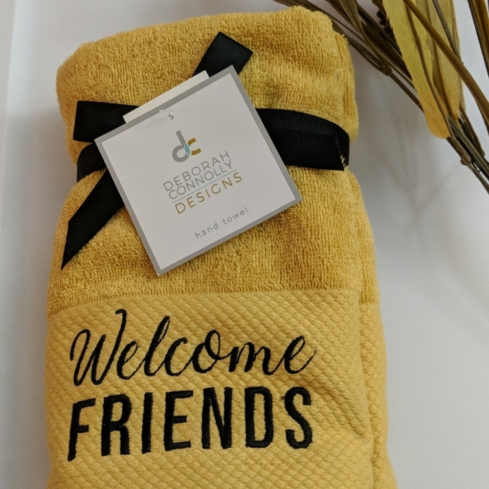 Deborah Connolly Welcome Friends 2 Set Hand Towels